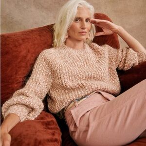 Sezane Lyra Jumper Sweater in Terracotta Size M